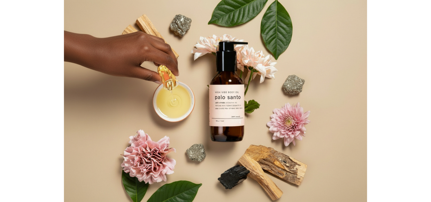 palo santo+ high vibe body oil