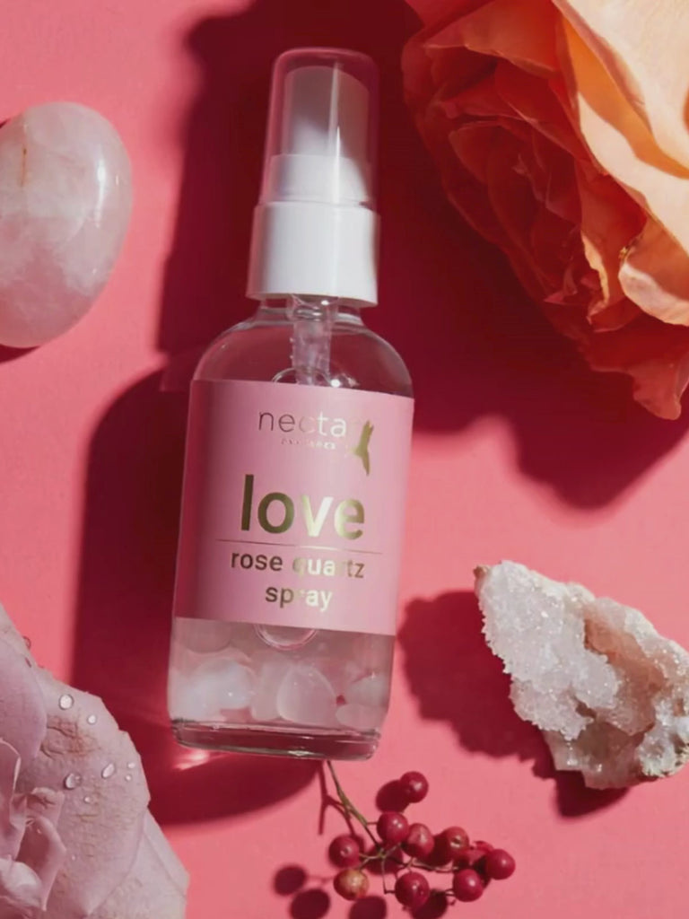 love rose quartz spray